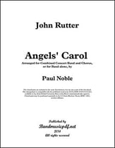 Angels' Carol Concert Band sheet music cover